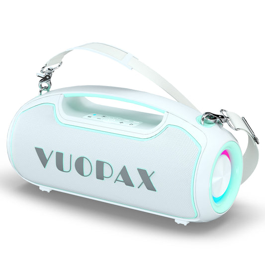 Upgrade Portable Bluetooth Speakers Wireless, 200W PEAK Loud Outdoor Speaker with Deep Bass, IP65 Waterproof, BT5.4, USB-C, RGB Lights, for Party, Camping, Beach, Large Workshop, Garage, 24H Playtime